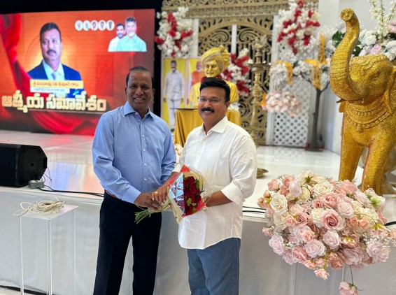 Chandra Mandalapu Congratulates Ravi Mandalapu on Felicitation in New Jersey
